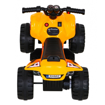 Quad The Fastest na akumulator dla dzieci Żółty + Silnik 25W